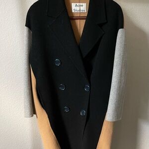 Acne Studios Colorblock Coat Size 32 XS